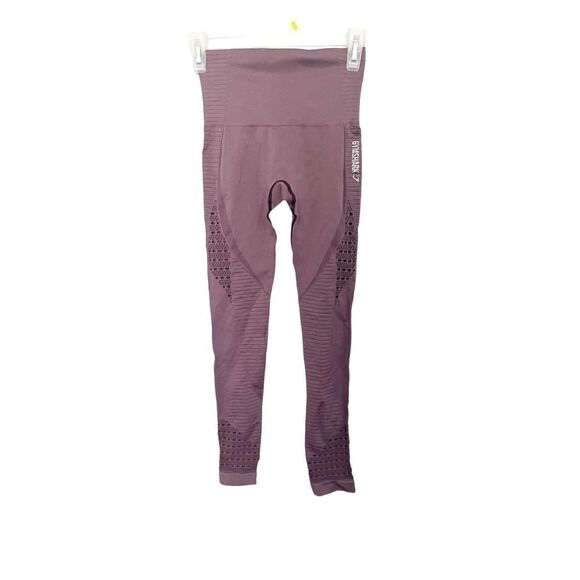 ‎Gymshark Purple Athletic Leggings XS - Picture 1 of 3